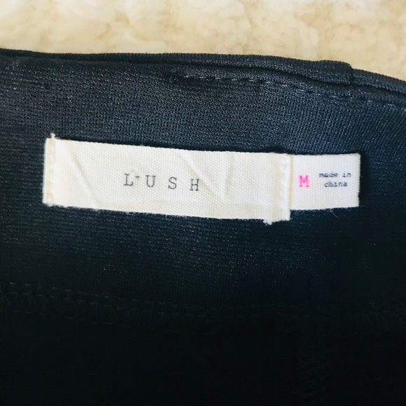 Black Mini Skirt with Gold Sequins (A) - Picture 4 of 8